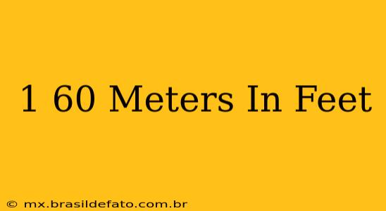 1 60 Meters In Feet