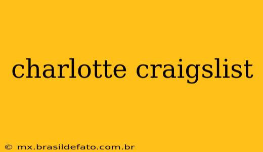 charlotte craigslist