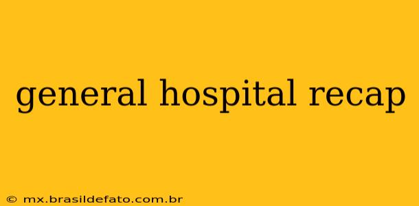 general hospital recap