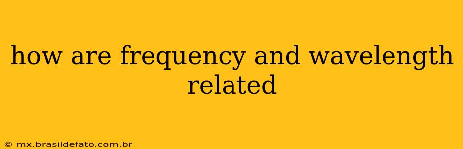 how are frequency and wavelength related