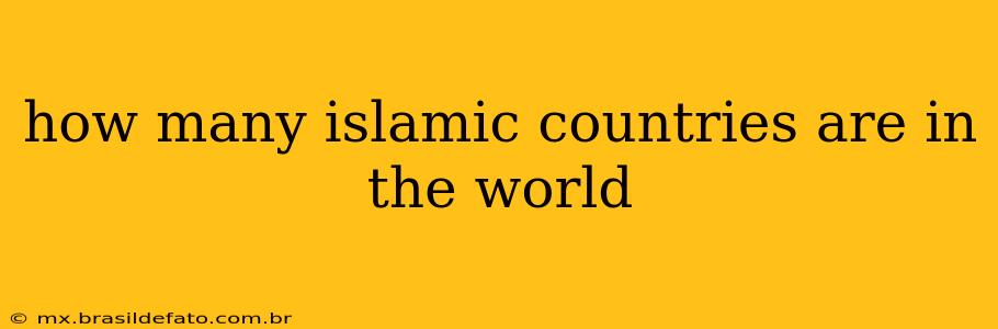 how many islamic countries are in the world