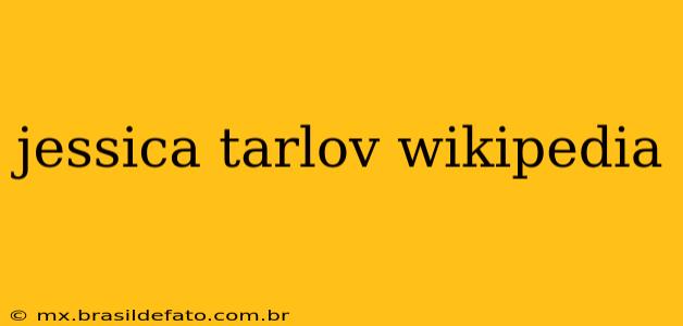 jessica tarlov wikipedia