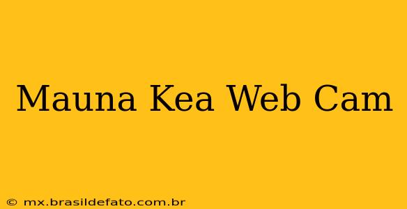 Mauna Kea Web Cam