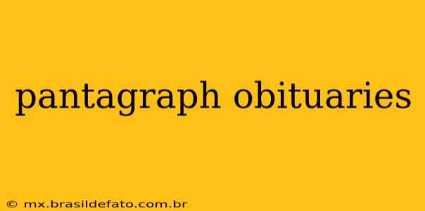 pantagraph obituaries
