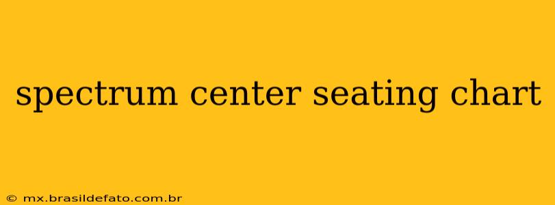 spectrum center seating chart