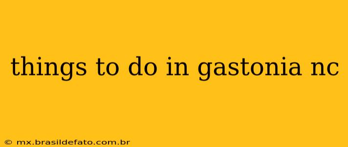 things to do in gastonia nc