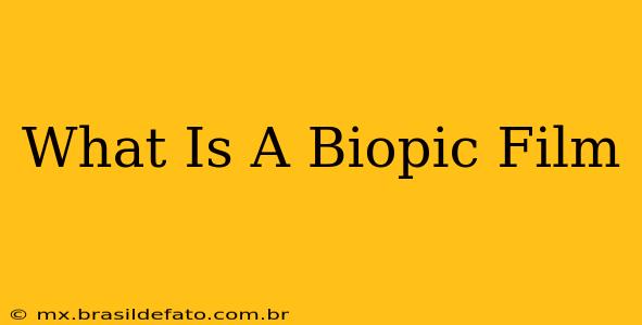 What Is A Biopic Film