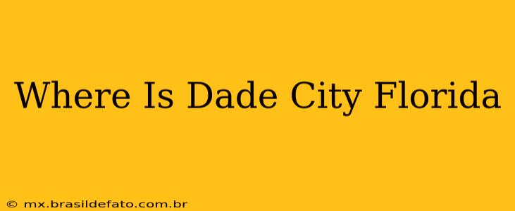 Where Is Dade City Florida